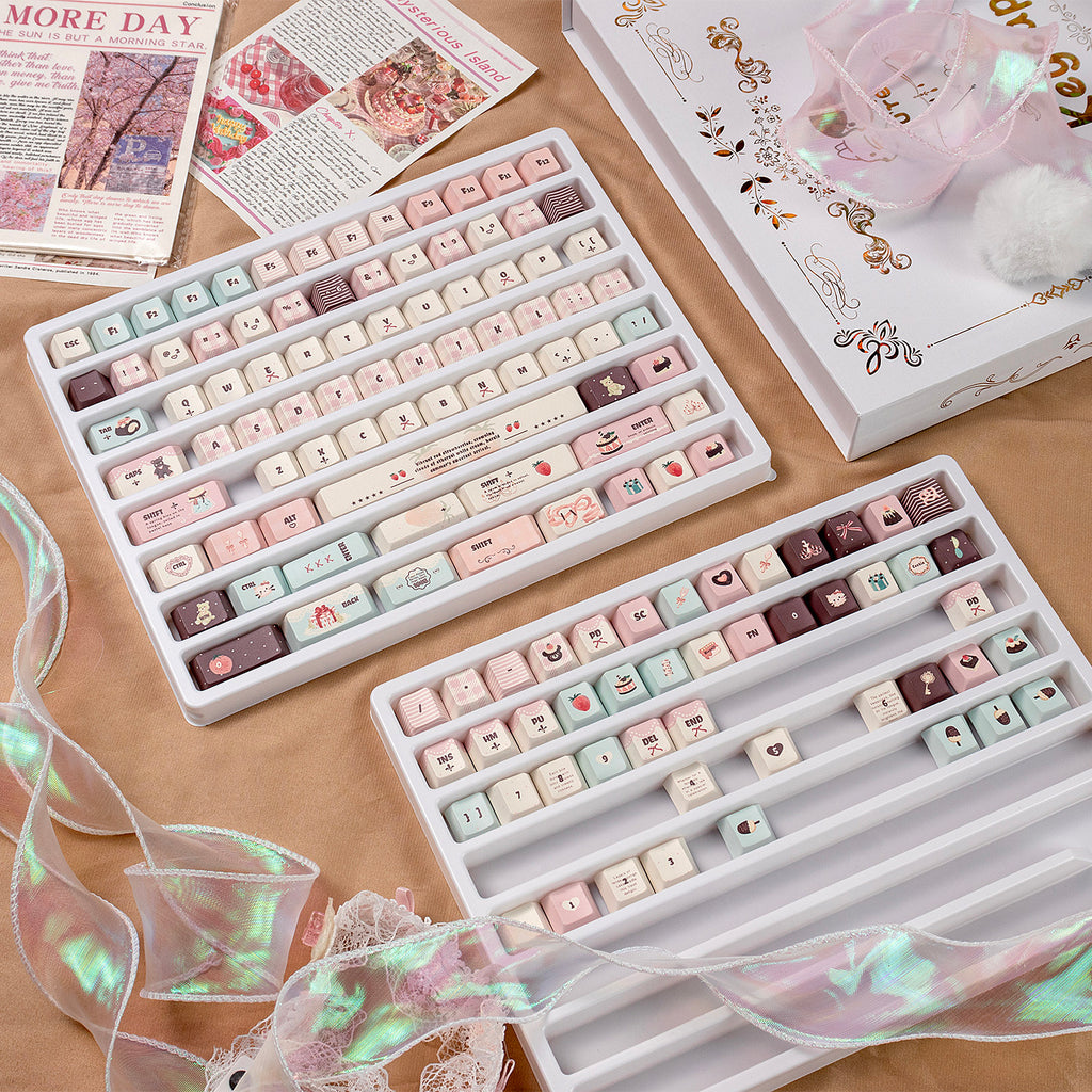 Urelab Silk Strawberry Keycap Set