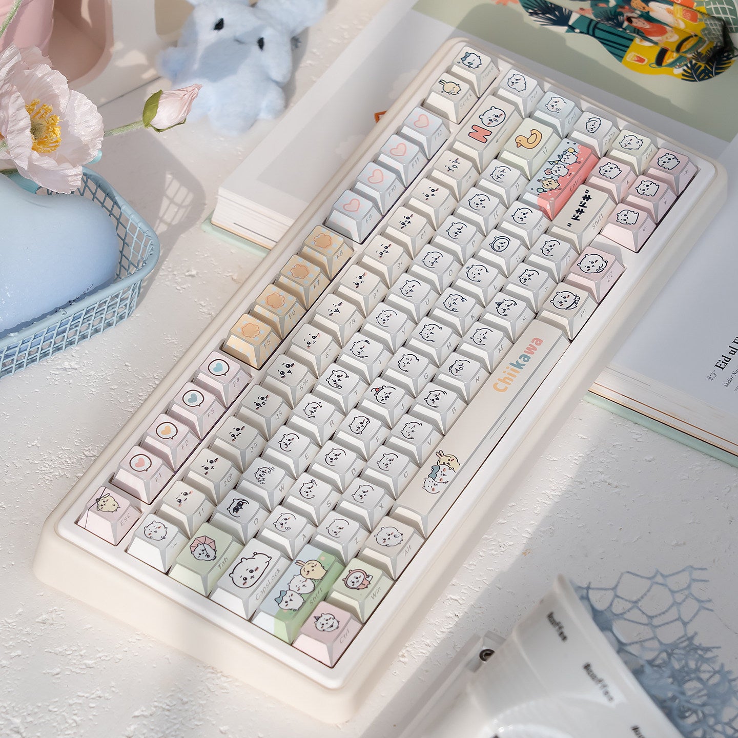 Urelab Chiikawa-inspired artwork Keycap Set