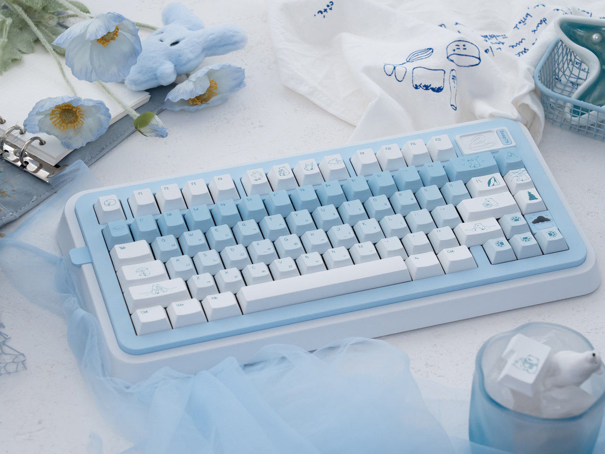 Urelab Polar Bear Keycap Set