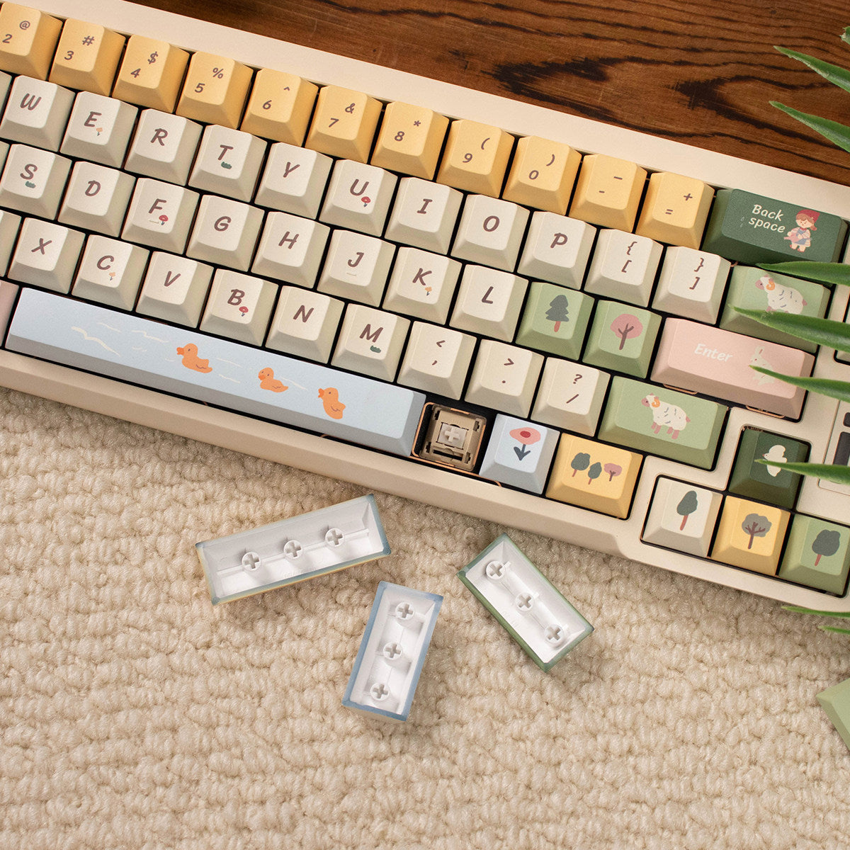 Urelab Spring Meadow Keycap Set