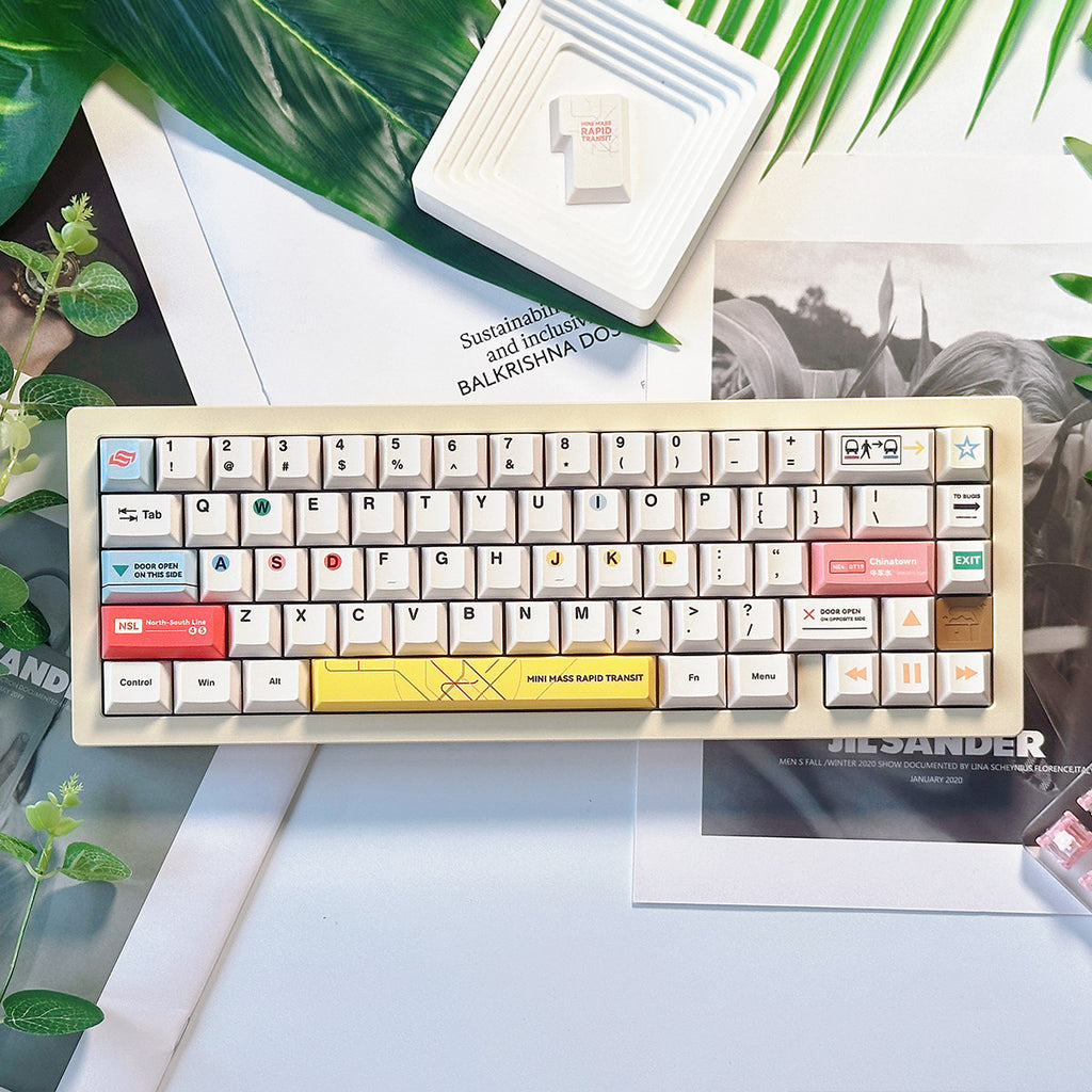 Urelab Singapore MRT Keycap Set