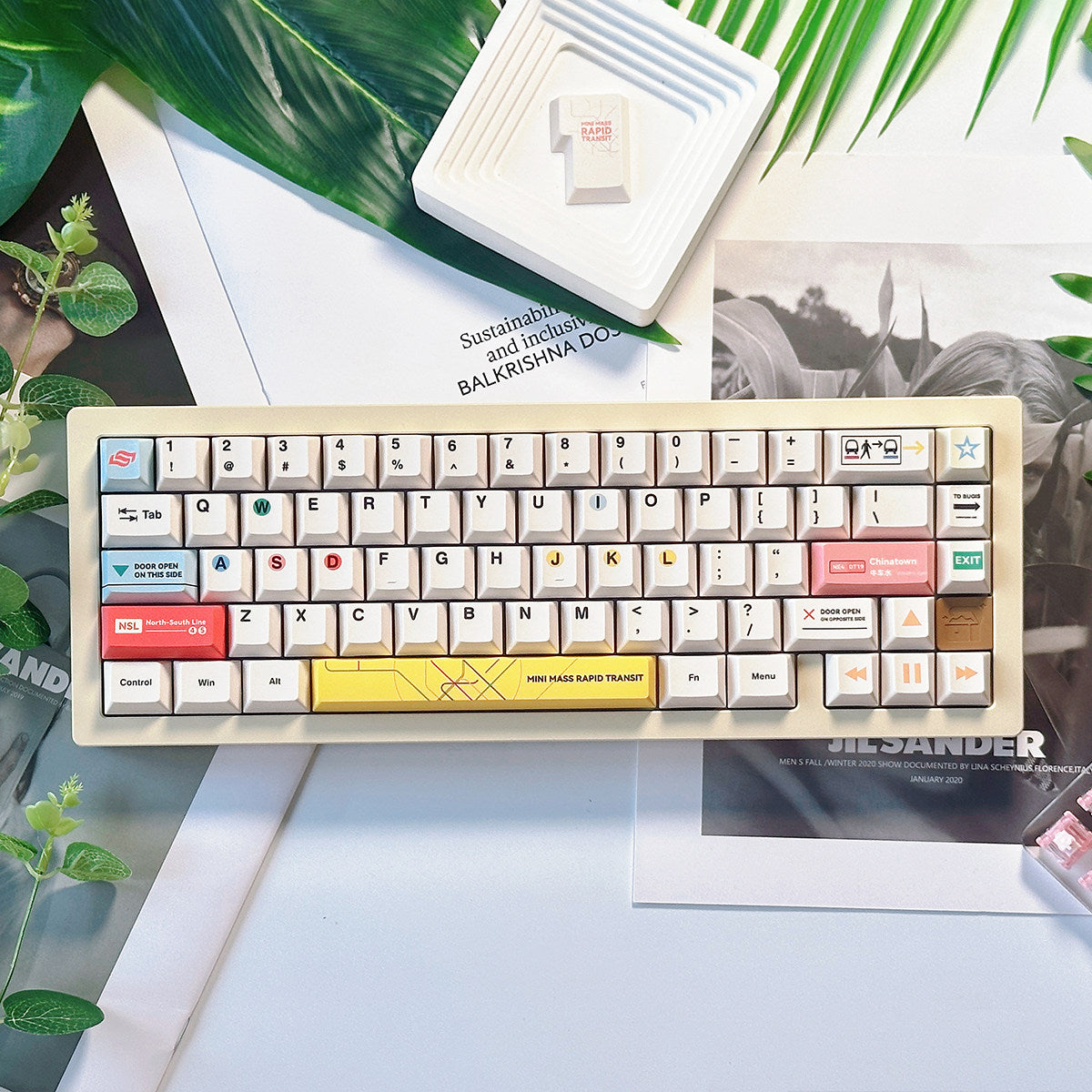 Urelab Singapore MRT Keycap Set