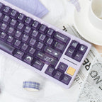 Urelab Purple Mist Transparent Keycap Set