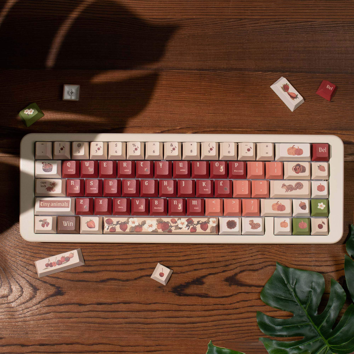 Urelab Forest Critters Keycap Set