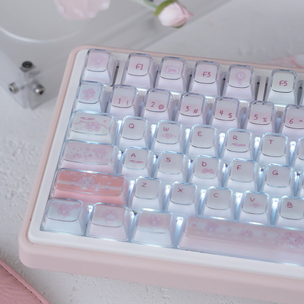 Urelab Melody Crystal Jelly Keycap Set