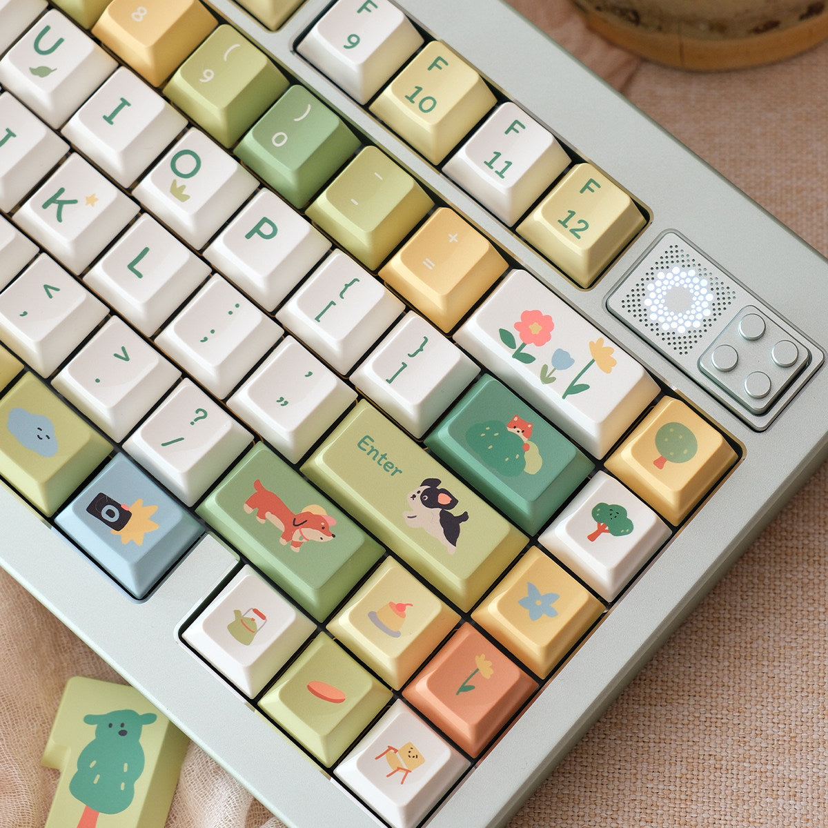 Urelab Mountain Camping Keycap Set