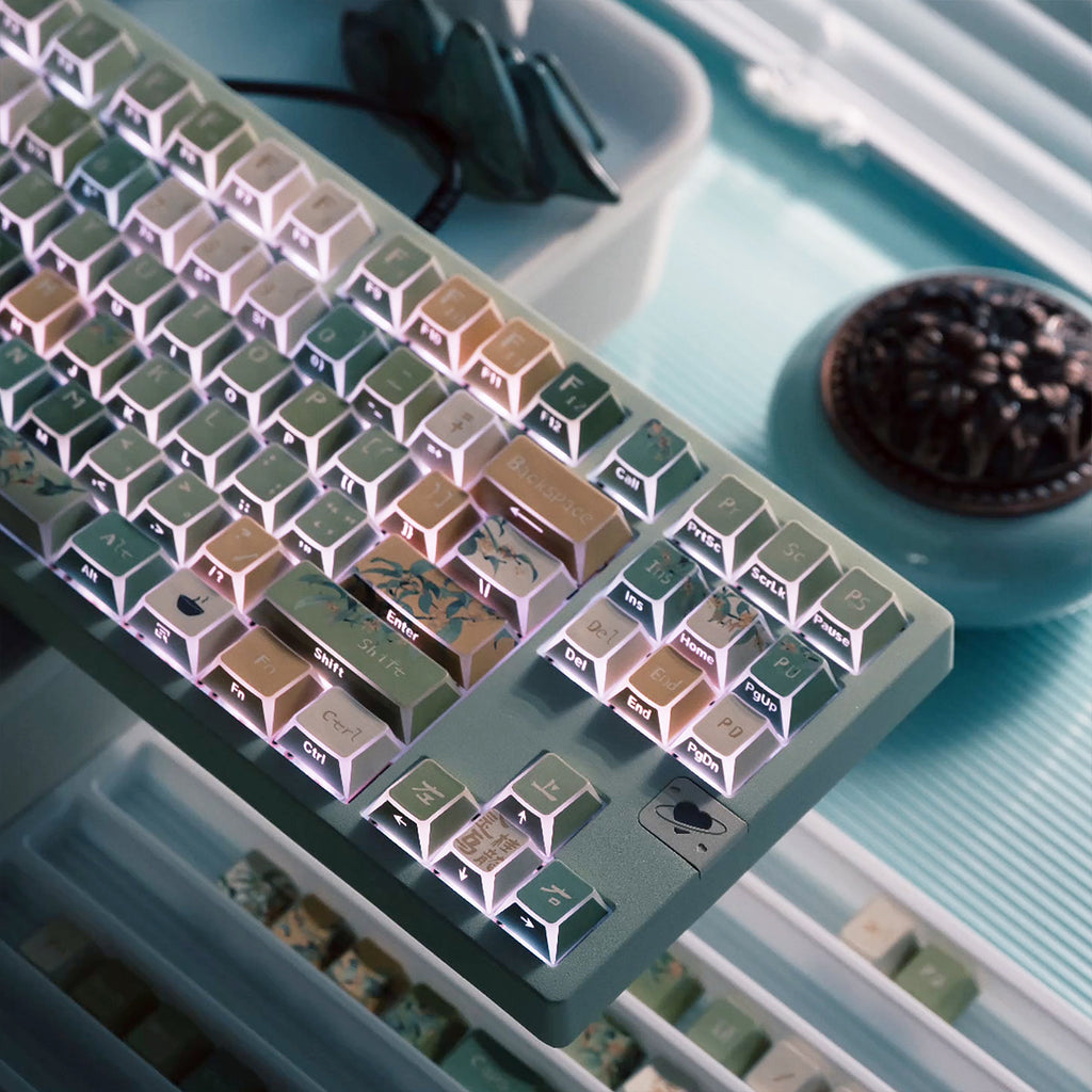 Urelab Osmanthus Oolong Keycap Set - EdgeLit Version