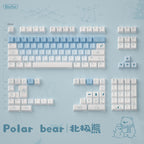 Urelab Polar Bear Keycap Set