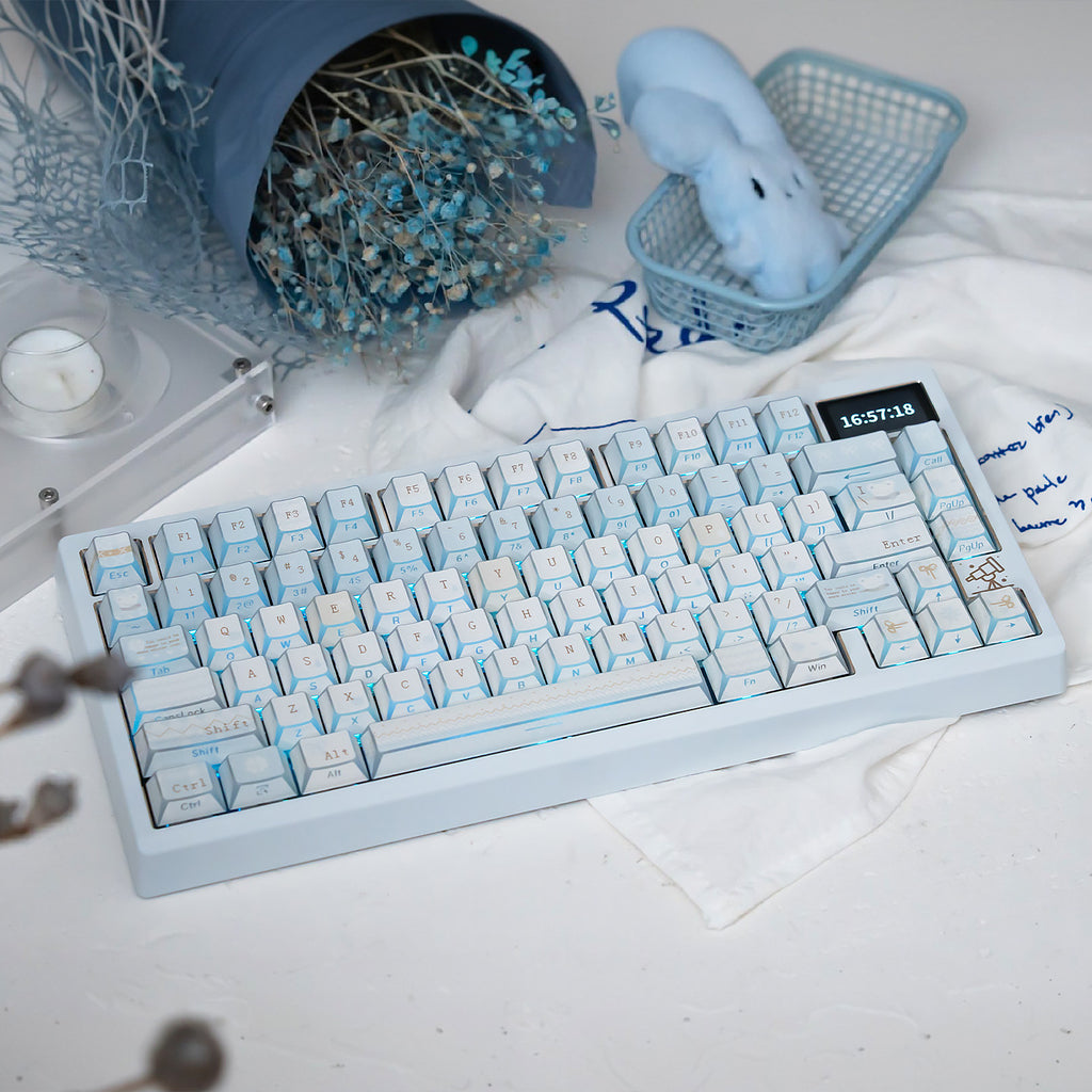 Urelab Winter Letter EdgeLit Keycap Set