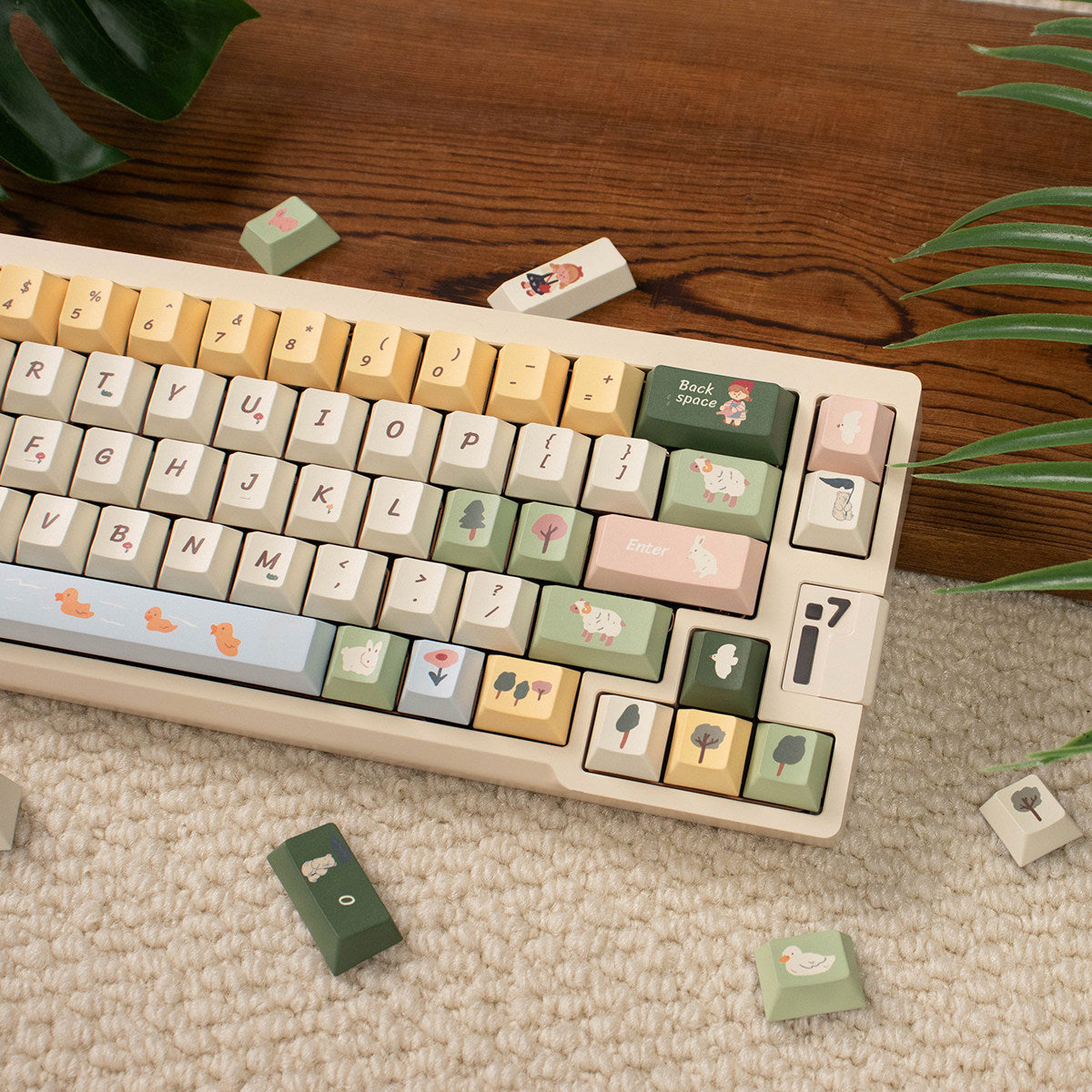Urelab Spring Meadow Keycap Set