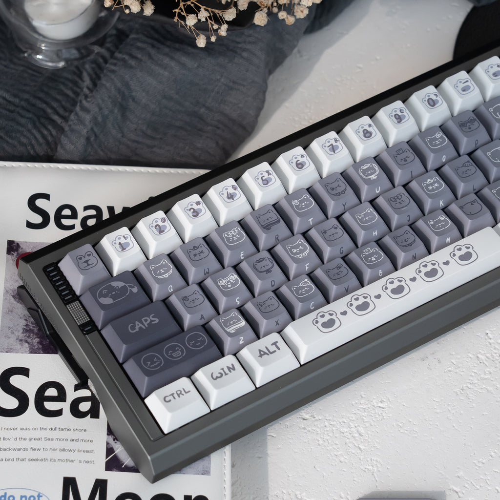 Urelab Emo Kitty Keycap Set
