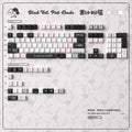 Urelab Black Veil Pink Cheeks Keycap Set