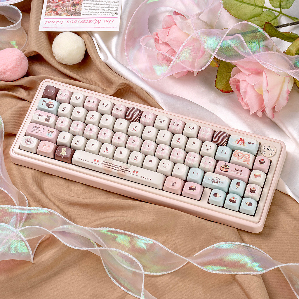 Urelab Silk Strawberry Keycap Set