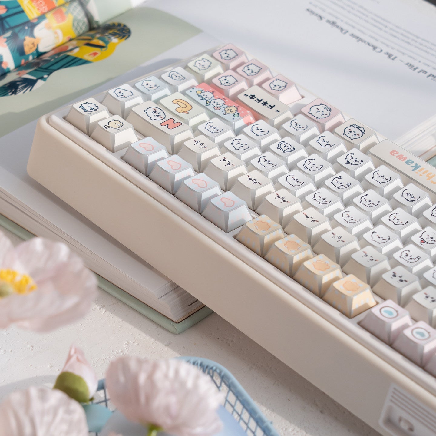 Urelab Chiikawa-inspired artwork Keycap Set