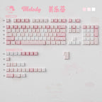 Urelab Pink Melody Keycap Set