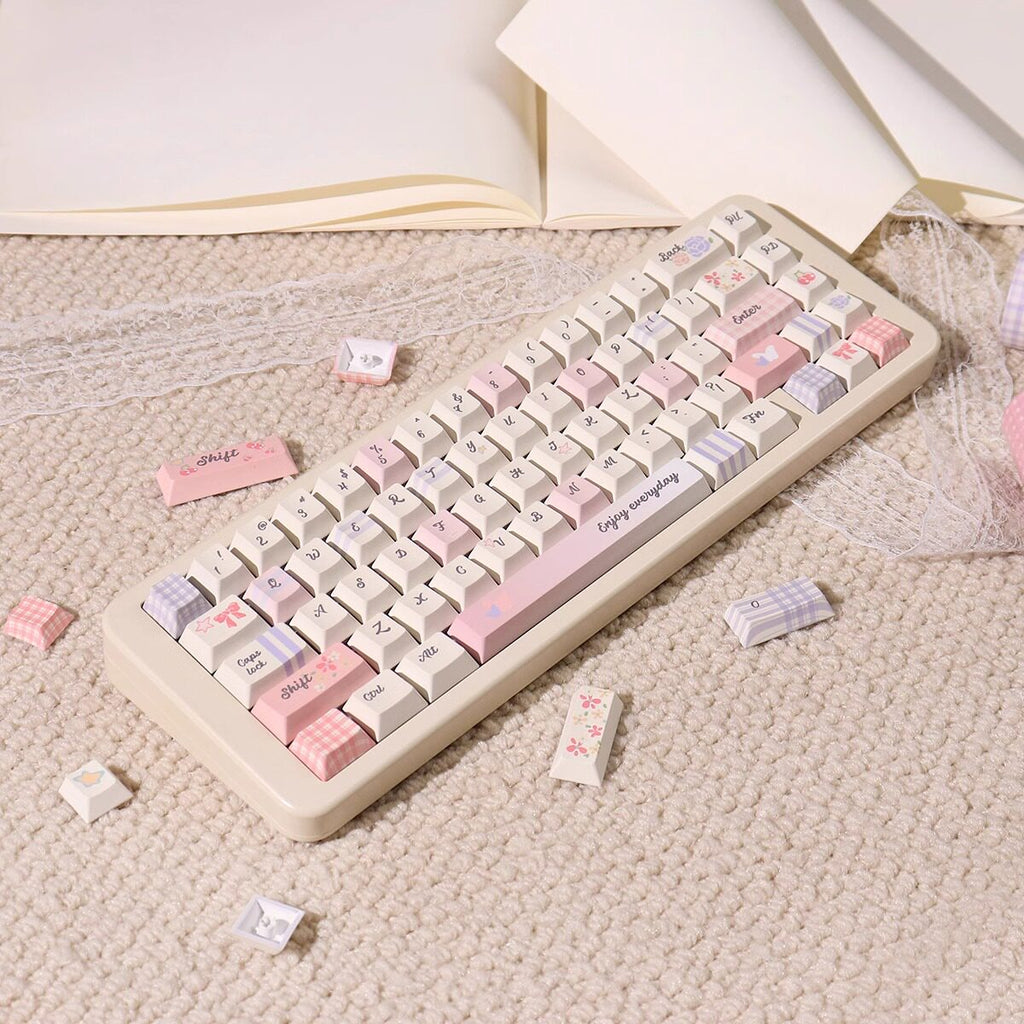 Urelab Plaid Garden Keycap Set