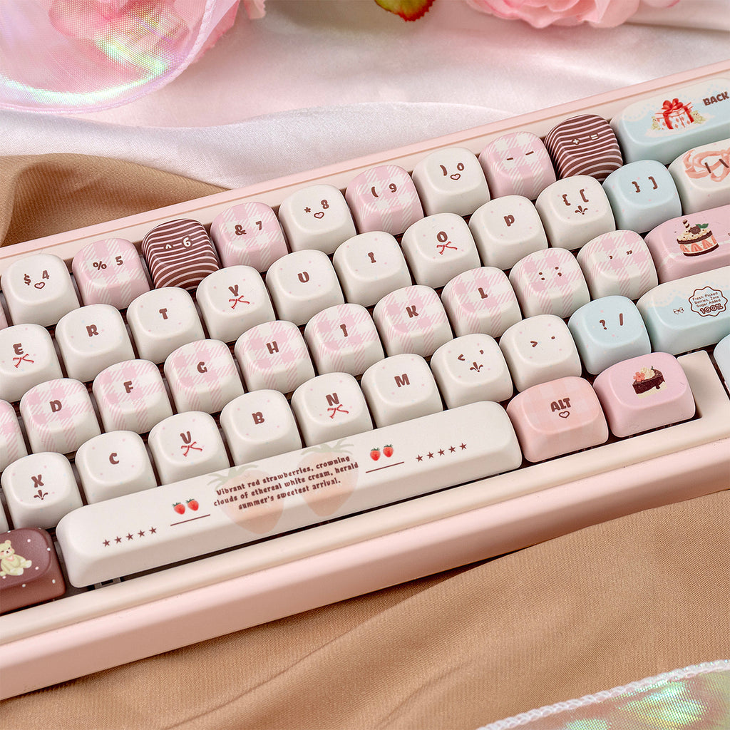 Urelab Silk Strawberry Keycap Set