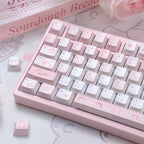 Urelab Pink Melody Keycap Set