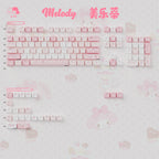 Urelab Pink Melody Keycap Set
