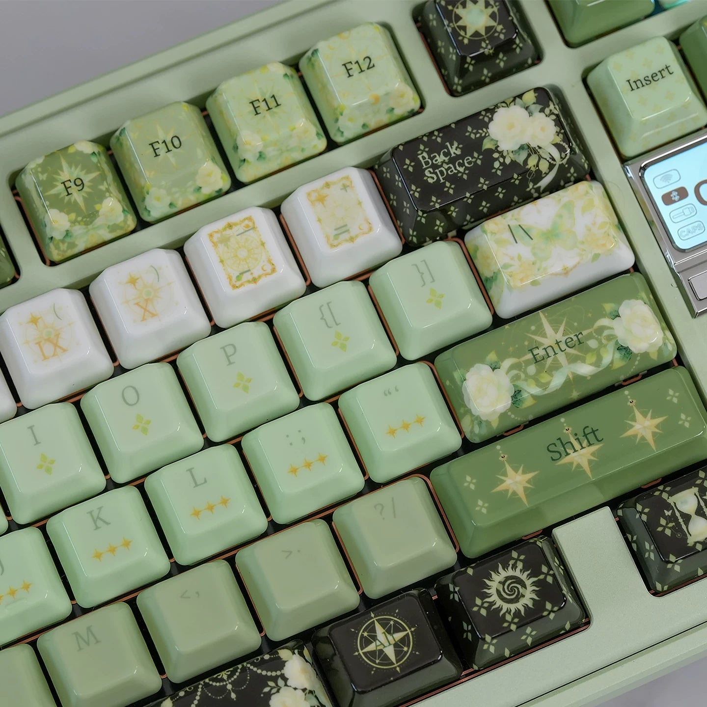 Night Star Ceramic Glaze Keycap Set | Cherry Profile PBT Keycaps