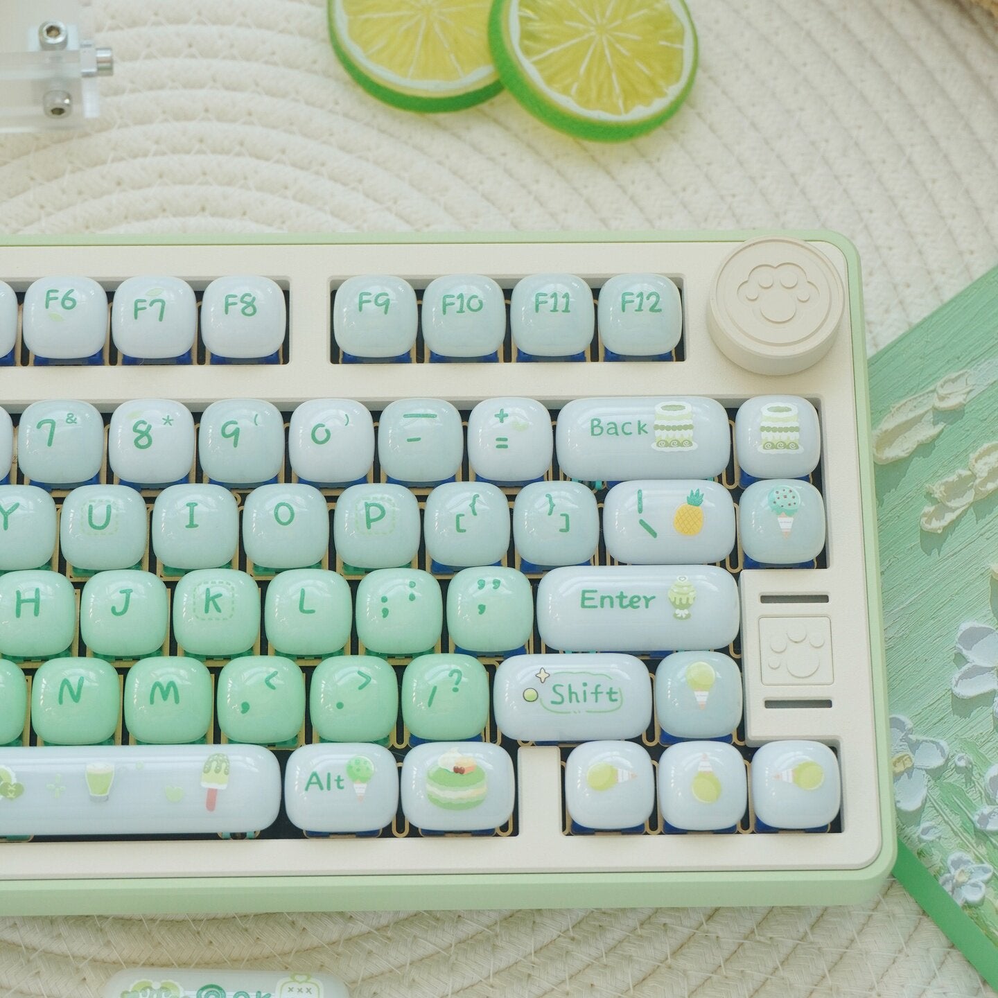 MOG Sweet Shop Jelly PC Keycap Set | Translucent RGB-Friendly Keycaps