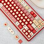UR82 Apple Dot Red Three-Mode Mechanical Keyboard
