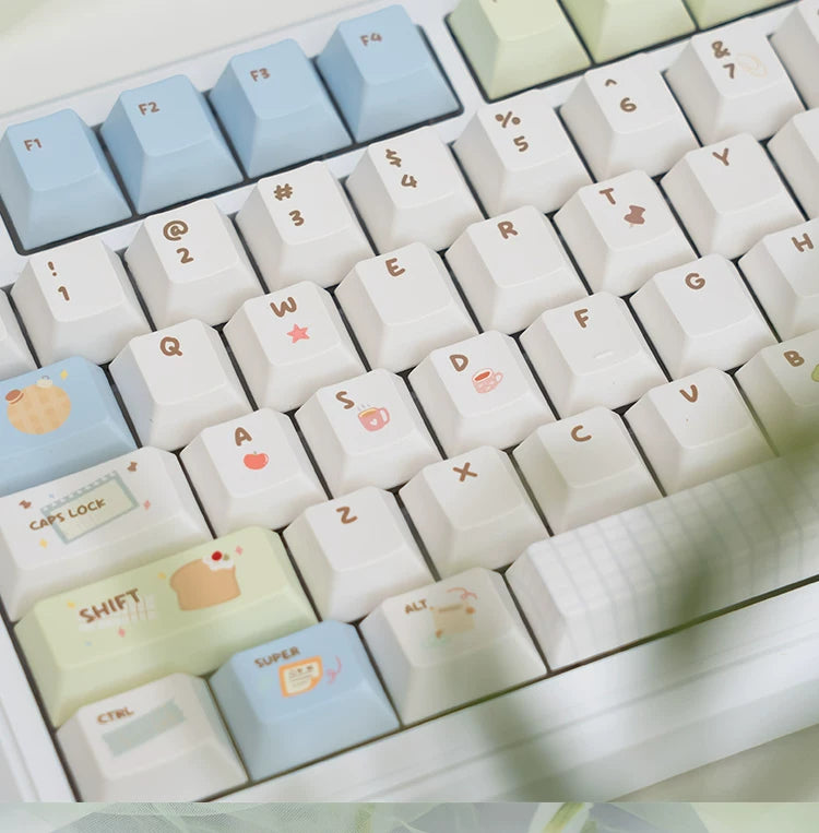 UR98 White Three-Mode Mechanical Keyboard | Gasket RGB Hot-Swap Custom Kit