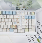 UR98 White Three-Mode Mechanical Keyboard | Gasket RGB Hot-Swap Custom Kit