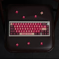 Retro Pixel Red & Black Keycap Set | Premium Cherry Profile PBT