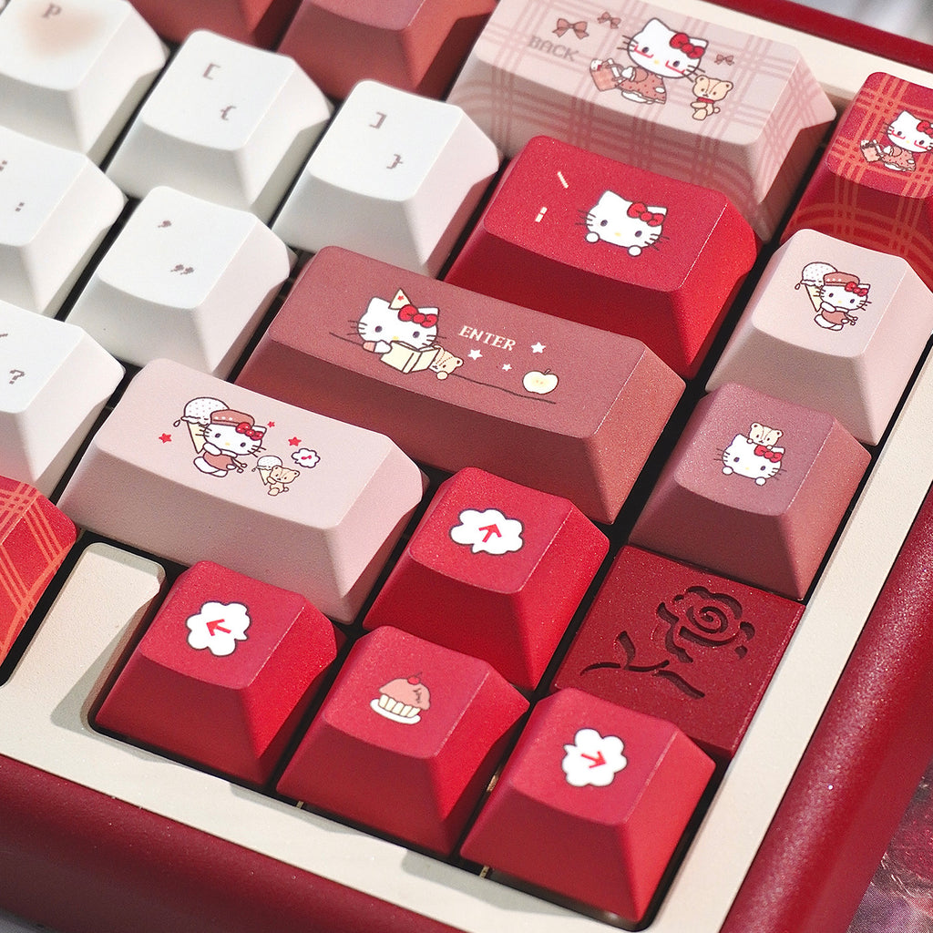 Hello Kitty Premium Custom Keycap Set | Cherry Profile PBT