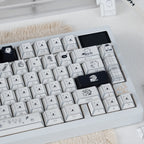 Cherry Self-mocking Bear - Folded Shadow Keycaps BPT set