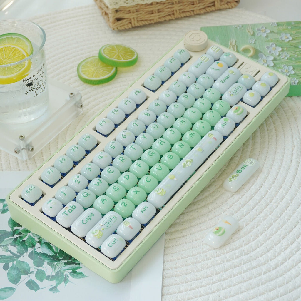 MOG Sweet Shop Jelly PC Keycap Set | Translucent RGB-Friendly Keycaps