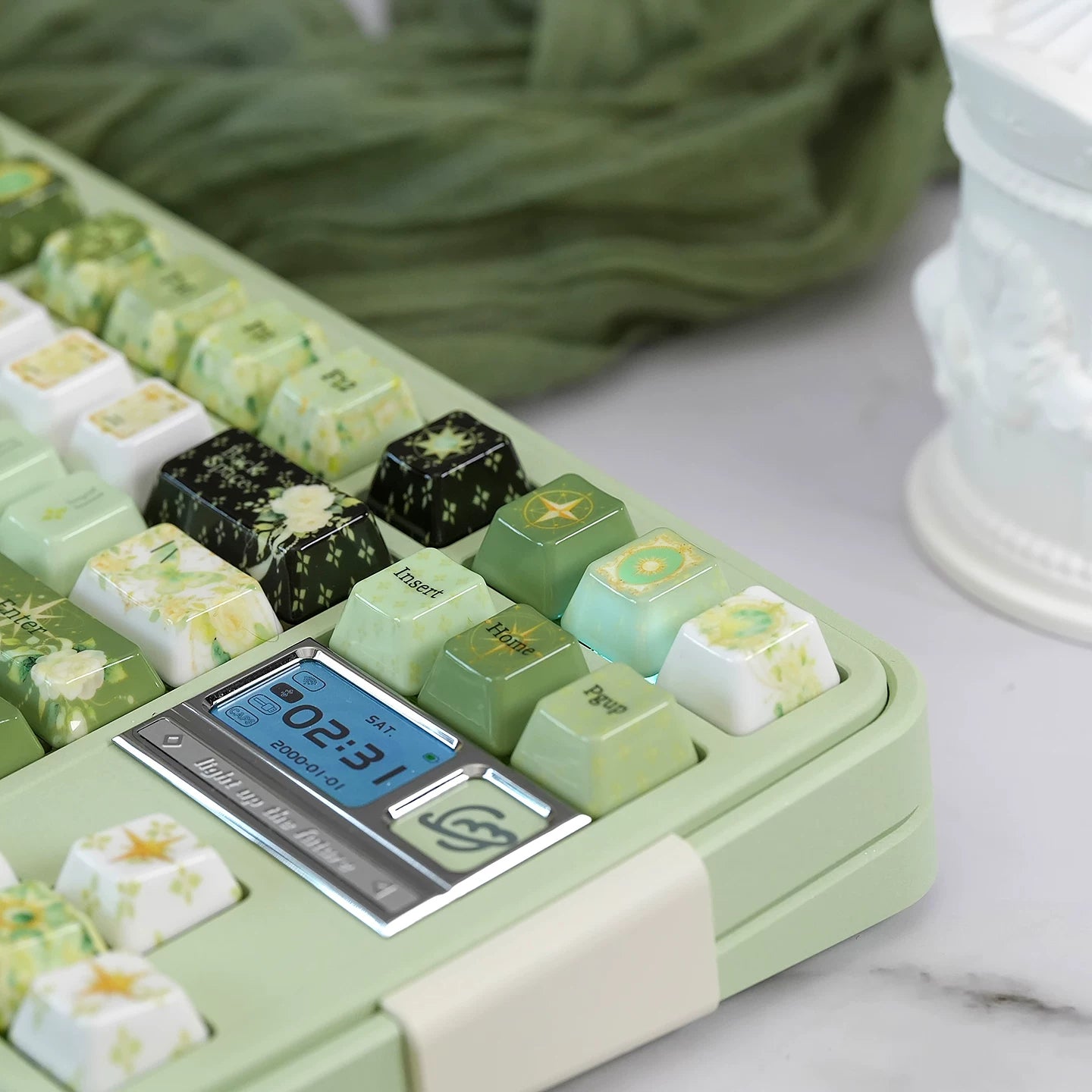 Night Star Ceramic Glaze Keycap Set | Cherry Profile PBT Keycaps