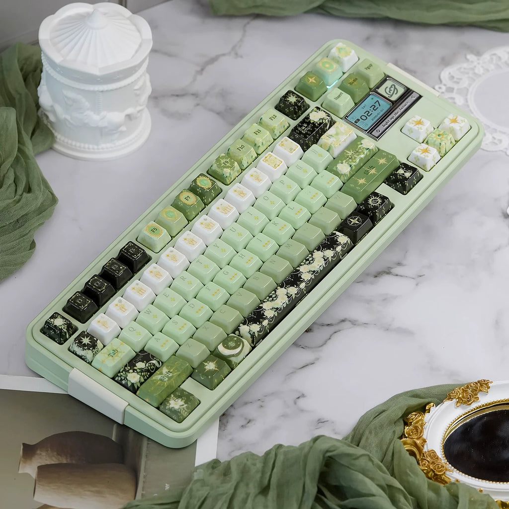 Night Star Ceramic Glaze Keycap Set | Cherry Profile PBT Keycaps