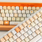 Juxia Dango Keycap Set | Orange Summer PBT Cherry & MOA Profile Keycaps