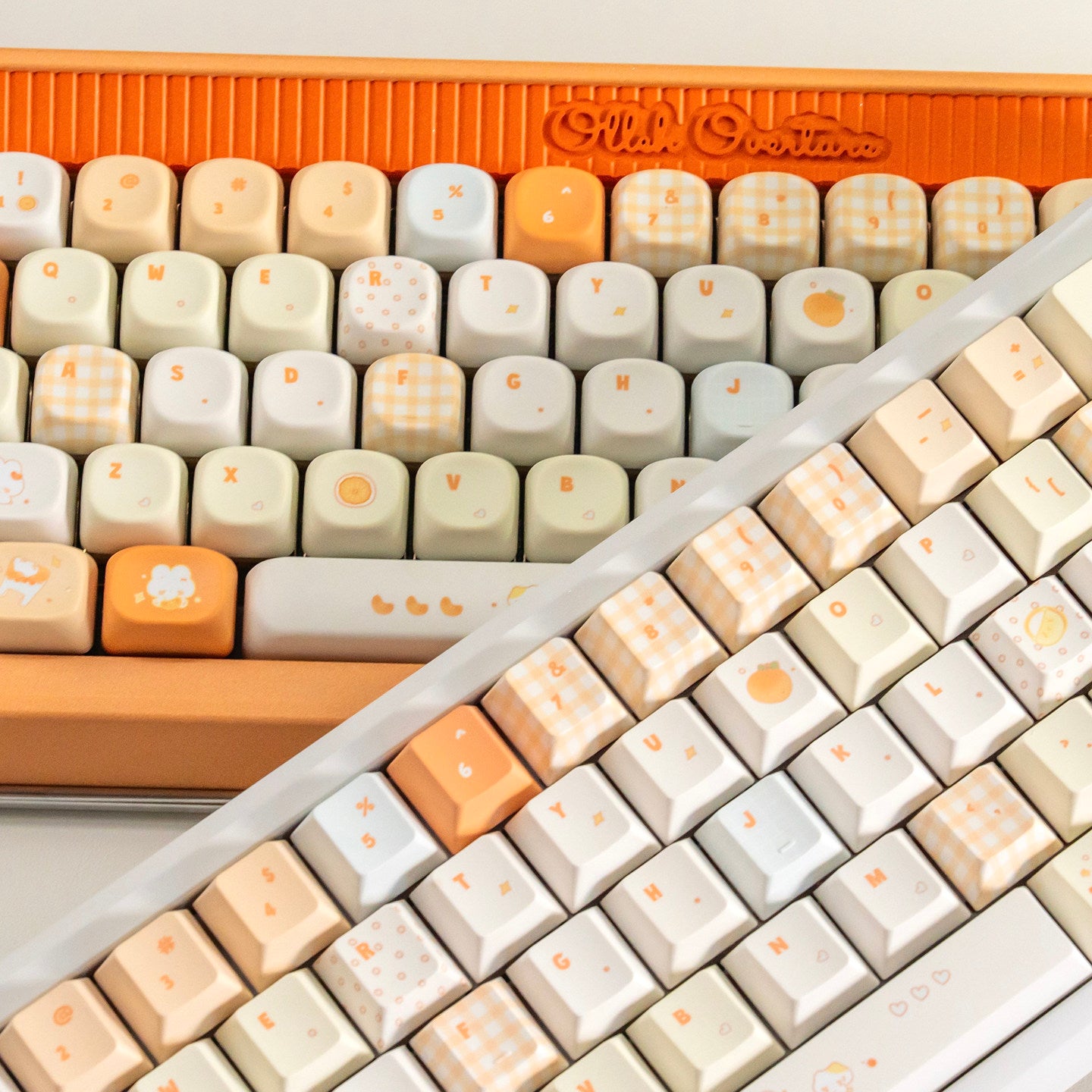 Juxia Dango Keycap Set | Orange Summer PBT Cherry & MOA Profile Keycaps