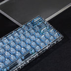 cherry-CZL - Blue transparent engraved R2