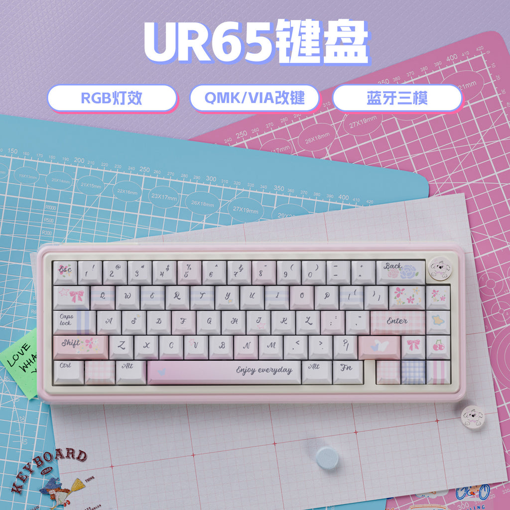 Grid Garden Triple Mode Mechanical Keyboard