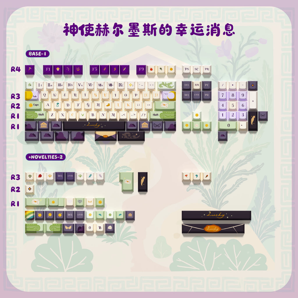 Urelab Hermes Messenger God Keycap Set