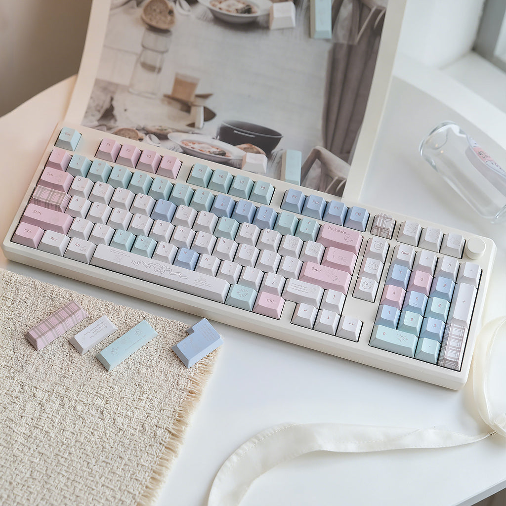 Beefun Cheese Rabbit mechanical keyboard keycaps