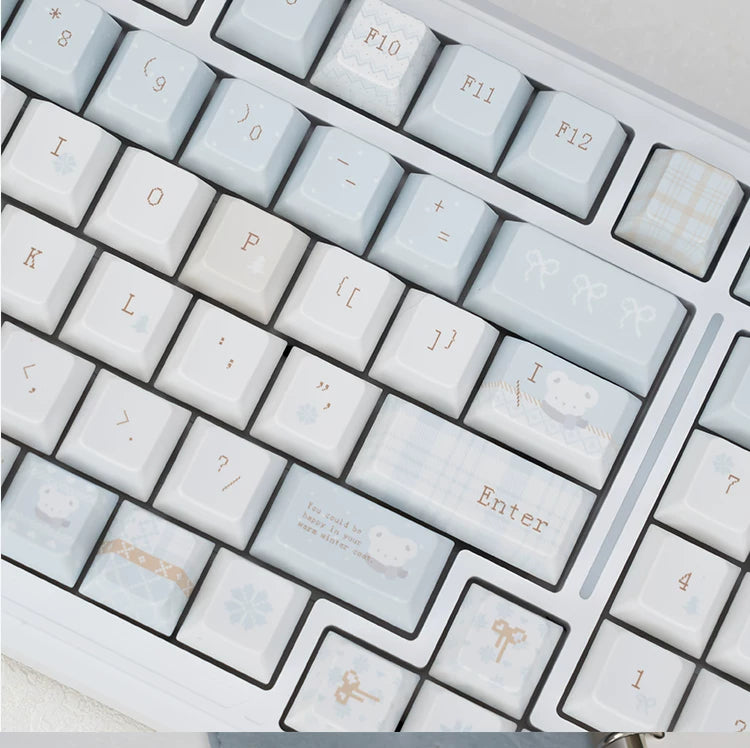 UR98 White Three-Mode Mechanical Keyboard | Gasket RGB Hot-Swap Custom Kit