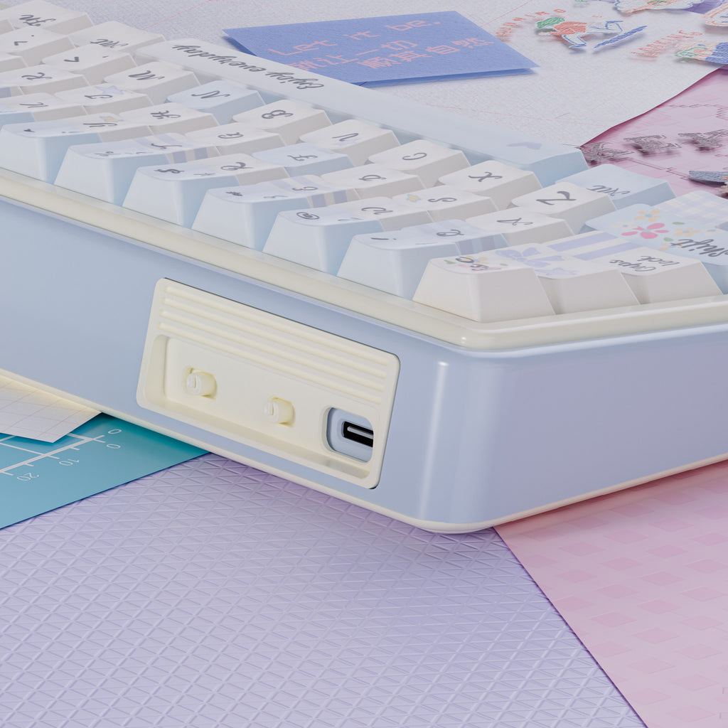 Grid Garden Triple Mode Mechanical Keyboard