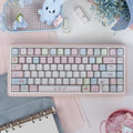 UR82 Strawberry Dessert Bundle | Keyboard + Keycap Set | Pink Aesthetic Mechanical Keyboard