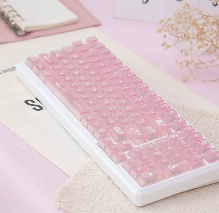 UR98 White Three-Mode Mechanical Keyboard | Gasket RGB Hot-Swap Custom Kit
