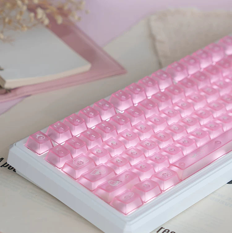 UR98 White Three-Mode Mechanical Keyboard | Gasket RGB Hot-Swap Custom Kit