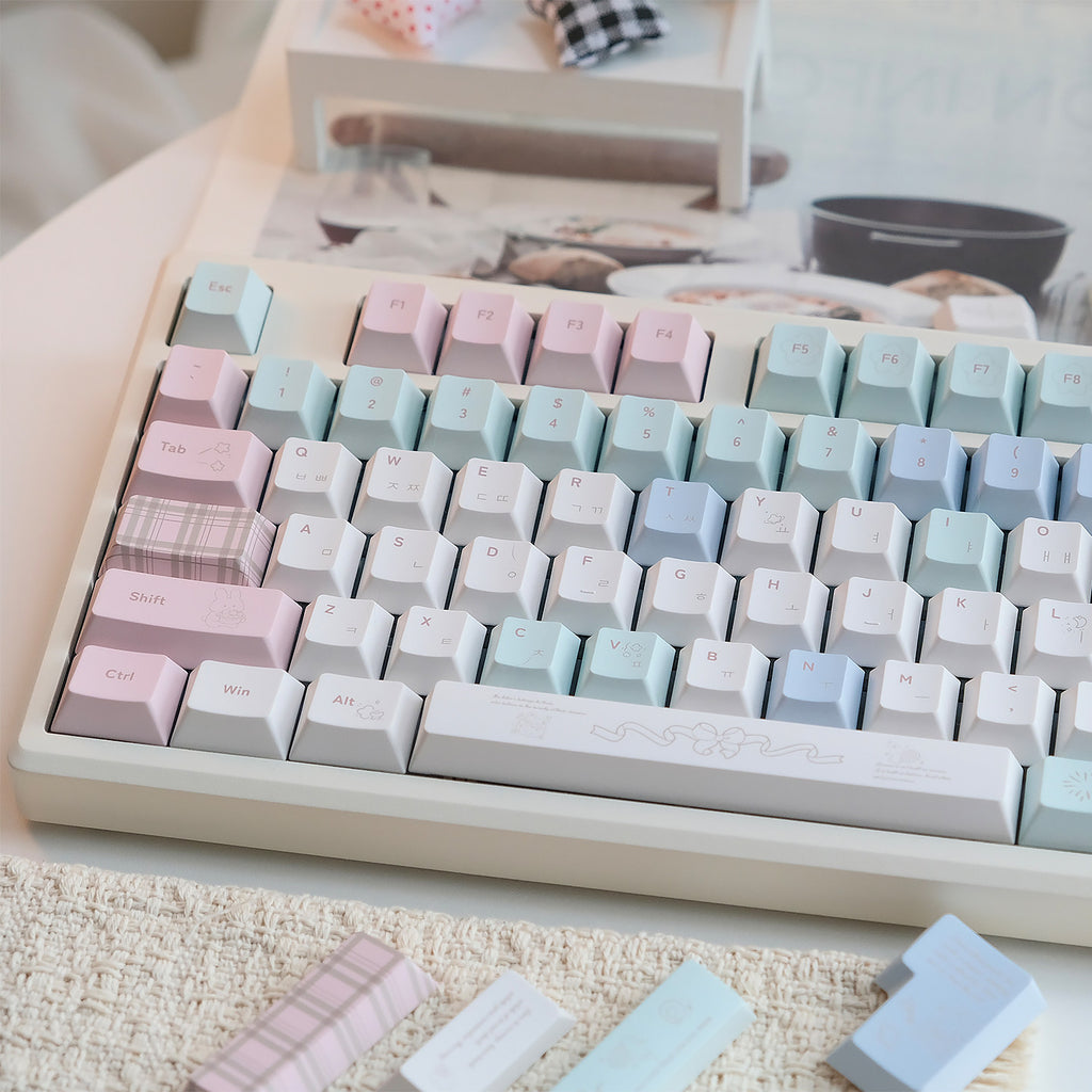Beefun Cheese Rabbit mechanical keyboard keycaps