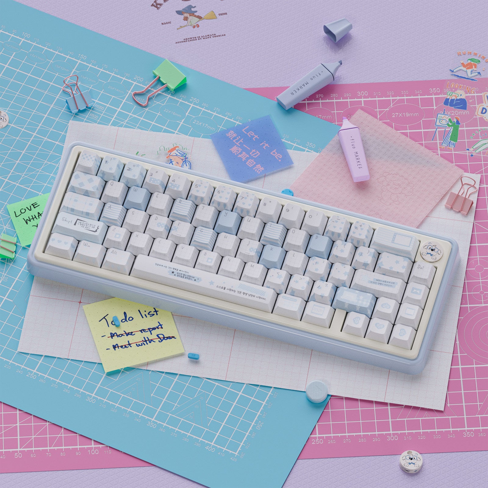 UR65 Triple-Mode Gasket Mechanical Keyboard | QMK/VIA Compatible