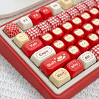 UR82 Apple Dot Red Three-Mode Mechanical Keyboard