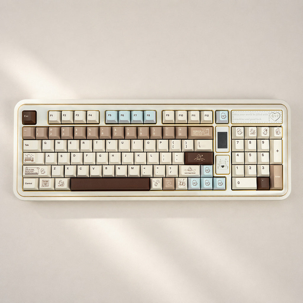 Coco Duck Retro Milk Latte Keycap