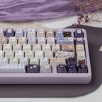 Dreamy and Flowing Flowers - Pearl Finish Keycaps